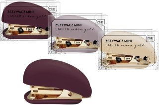 Zszywacz INTERDRUK Mini satin gold