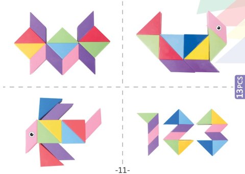 Klocki Magnetyczny Tangram - Magic Tangram 100el.