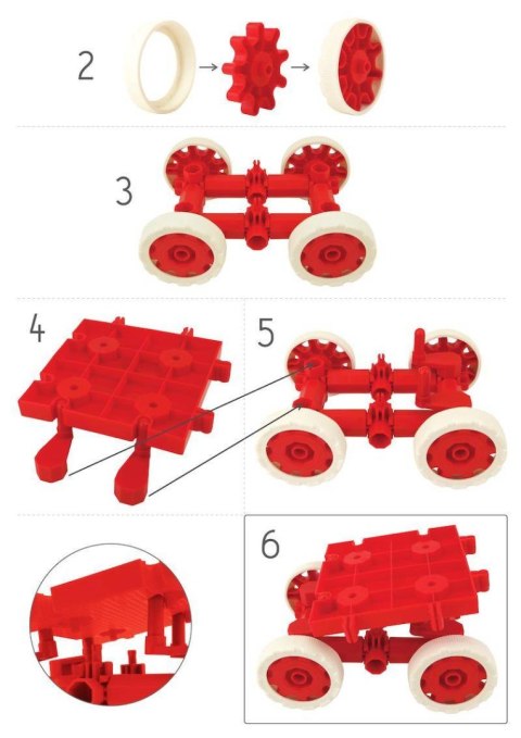 Klocki konstrukcyjne Korbo EDU Car 400 el.