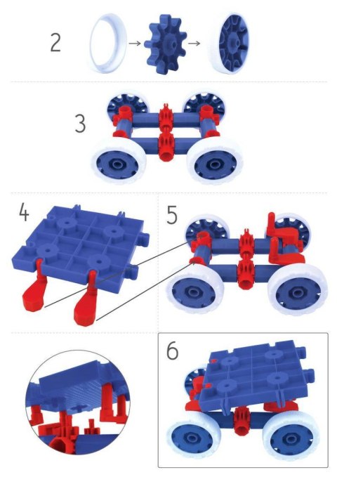 Klocki konstrukcyjne Korbo EDU Car 400 el.