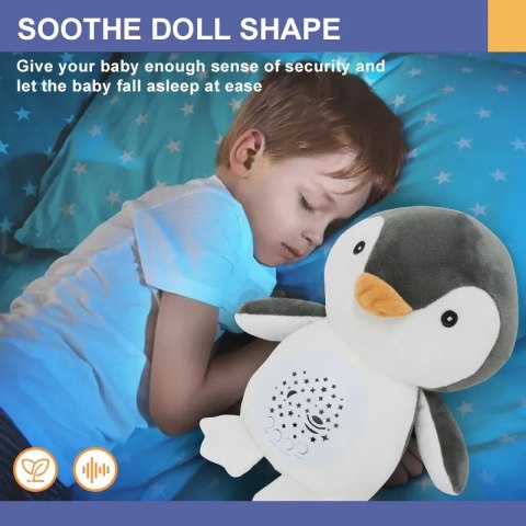 Baby plush comfort doll (penguin)