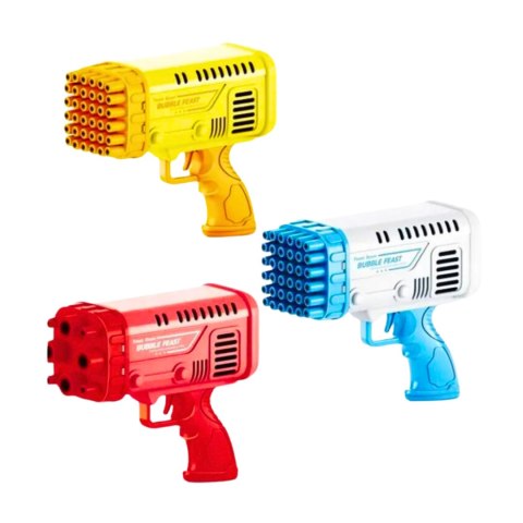 MINI BAZOOKA DO BANIEK MYDLANYCH MASZYNA PŁYN AKCESORIA GENERATOR PISTOLET