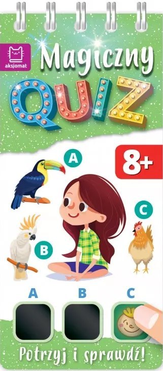 MAGICZNY QUIZ 8-LATKA POTRZYJ I SPRAWDŹ DLA DZIECI