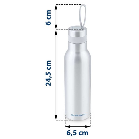 Termos próżniowy 500 ml BD-787 srebrny