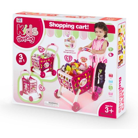 Wózek na zakupy Ricokids 773401 różowy