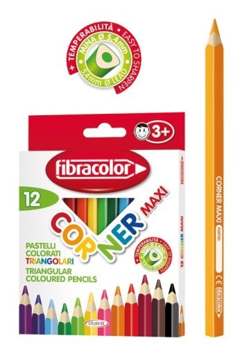 Kredki Fibracolor CORNER MAXI x12 (0proc)