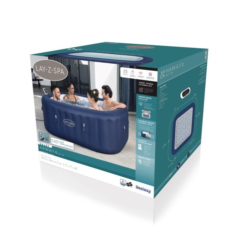 Lay-Z-Spa HAWAII SMART Air Jet Jacuzzi BESTWAY