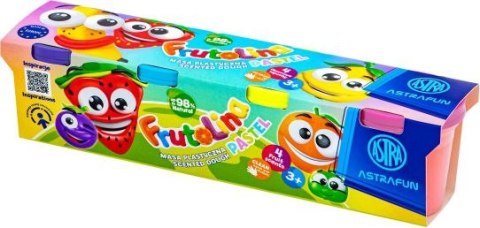 Masa plastyczna Pastel Frutolina Astra Fun 4 szt x 100 g