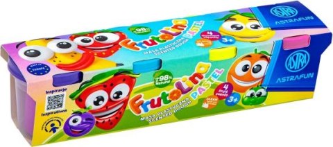 Masa plastyczna Pastel Frutolina Astra Fun 4 szt x 100 g