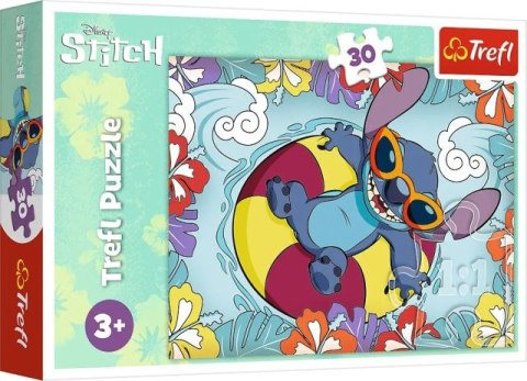 Puzzle 30 TREFL Lilo x Stich na wakacjach