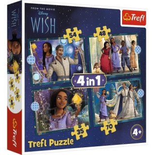 Puzzle "4w1" TREFL Marzenia się spełniają" / Disney