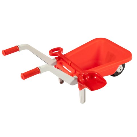 Wheelbarrow for kids with a shovel