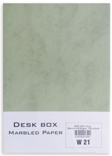 Papier marble 90g w21 A4-100 szary