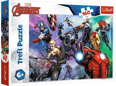 Puzzle 160 TREFL Avengers - Zawsze gotowi bohaterowie / Disney Marvel The Avengers