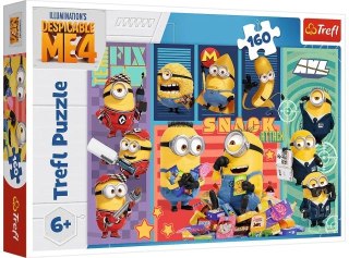 Puzzle 160 TREFL Minionkaowa radość