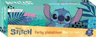 Farby plakatowe 12 kolorów 20ml Stitch