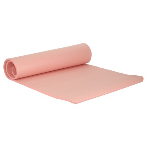 Mata fitness do ćwiczeń jogi gruba 185x83x1,5 cm różowa