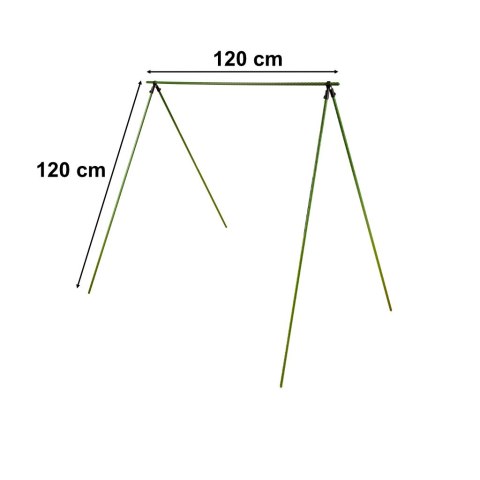 Tyczka palik podpora na pomidory ogórki kwiaty rośliny powlekane tyczki 120 cm 10 szt