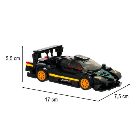 Samochód Rastar 93900-B Pagani Zonda R 1:28 klocki 387el.