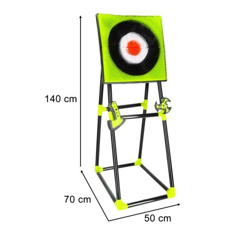 Dart tarcza silikonowa toporek x5 gwiazdka x5 gra zręcznościowa 21"