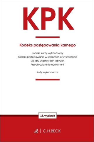 KPK Kodeks postępowania karnego oraz ustawy...w.13