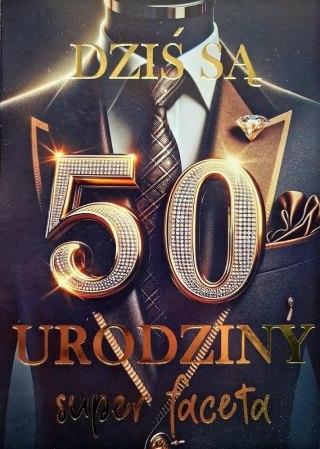 Karnet Urodziny 50 3K