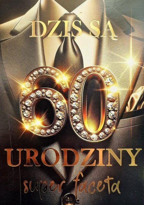 Karnet Urodziny 60 3K