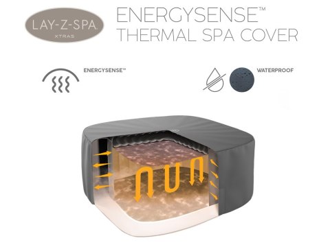 Bestway Pokrywa termiczna pokrowiec ENERGYSENSE do Lay-Z-Spa 201 cm 60332