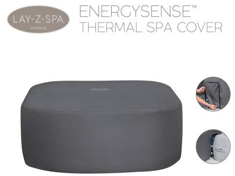 Bestway Pokrywa termiczna pokrowiec ENERGYSENSE do Lay-Z-Spa 201 cm 60332