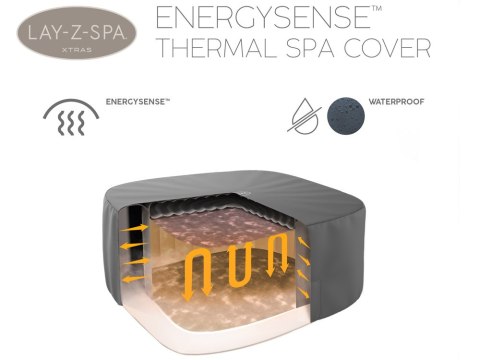 Bestway Pokrywa termiczna pokrowiec ENERGYSENSE do Lay-Z-Spa 230cm 60333