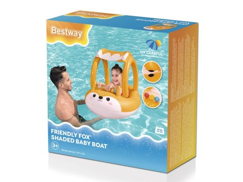 Bestway Ponton łódka z daszkiem Lisek 94 cm 34168