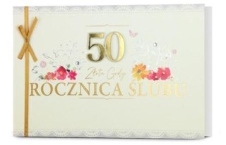 Karnet B6 Rocznica ślubu 50