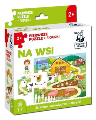 Na wsi. Pierwsze puzzle + figurki. Kapitan Nauka