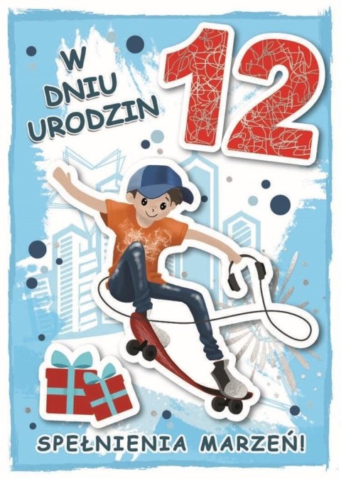 Karnet urodziny 12