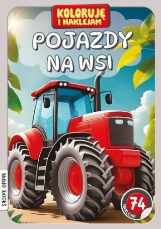 Koloruję i naklejam, Pojazdy na wsi