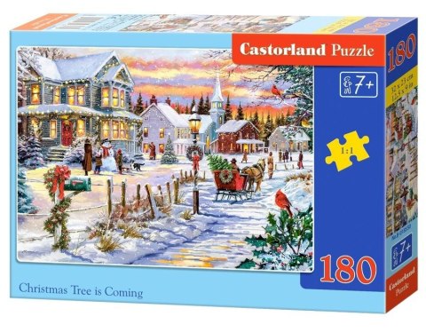 Puzzle 180 Choinka nadchodzi CASTOR