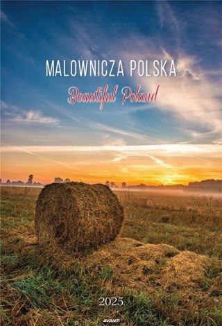 Kalendarz 2025 ścienny A3 Malownicza Polska