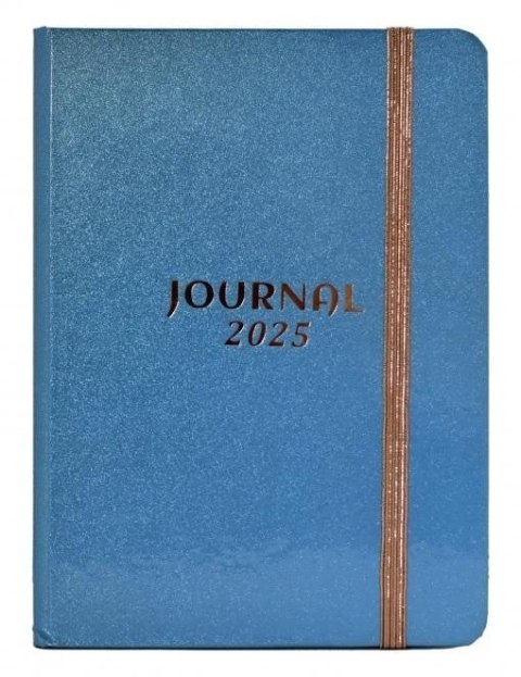 Terminarz 2025 tygodniowy A6+ Journal z gumką MIX