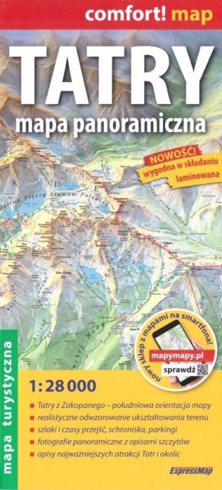 Comfort! map - Tatry 1:28 000