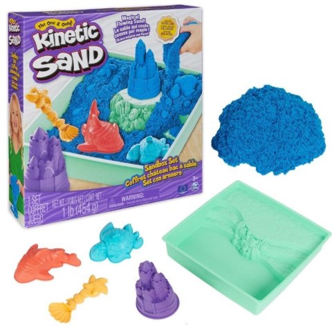 Kinetic Sand - Zestaw Piaskownica niebieski