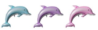 Balon foliowy Delfin mix