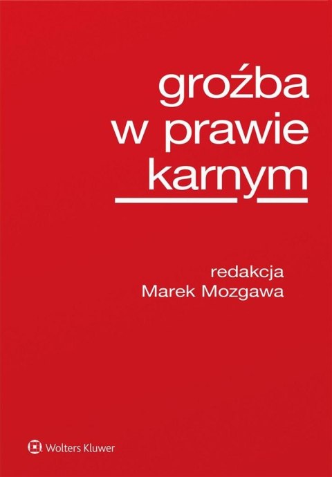 Groźba w prawie karnym