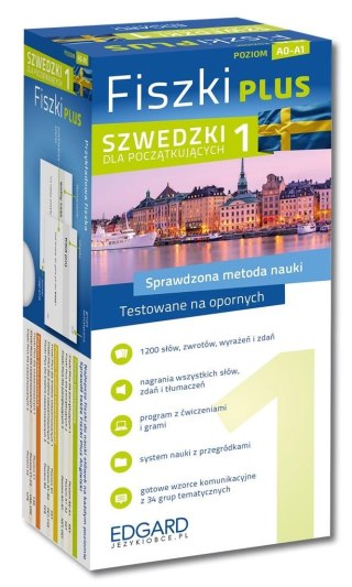 Szwedzki Fiszki PLUS dla początkujących 1