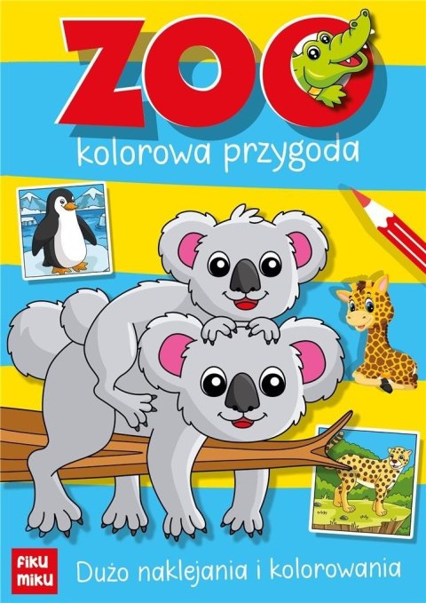 Zoo kolorowa przygoda z naklejkami