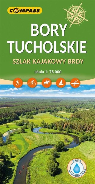 Mapa - Bory Tucholskie 1:75 000