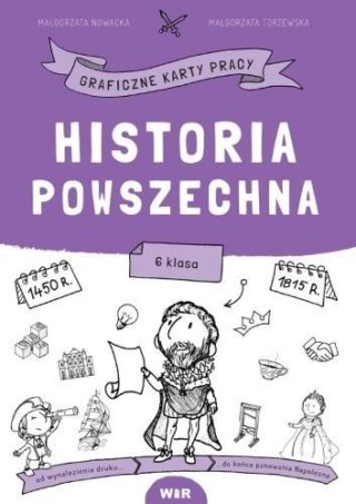 Historia powszech. Graficzne karty pracy dla kl. 6