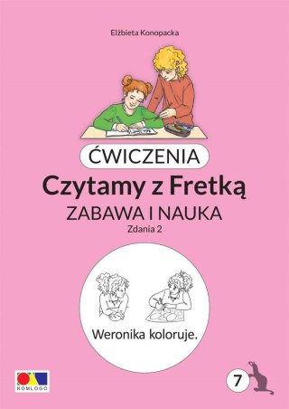 Ćwiczenia. Czytamy z Fretką cz.7 Zdania 2