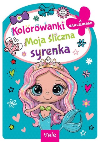 Kolorowanka z wykrojnikiem. Moja śliczna syrenka