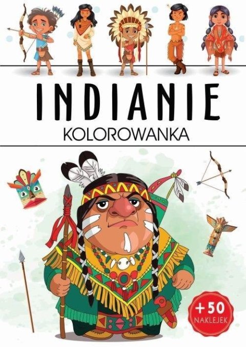 Indianie kolorowanka