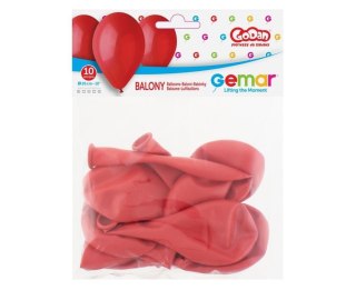 Balony premium czerwone 25,5cm 10szt